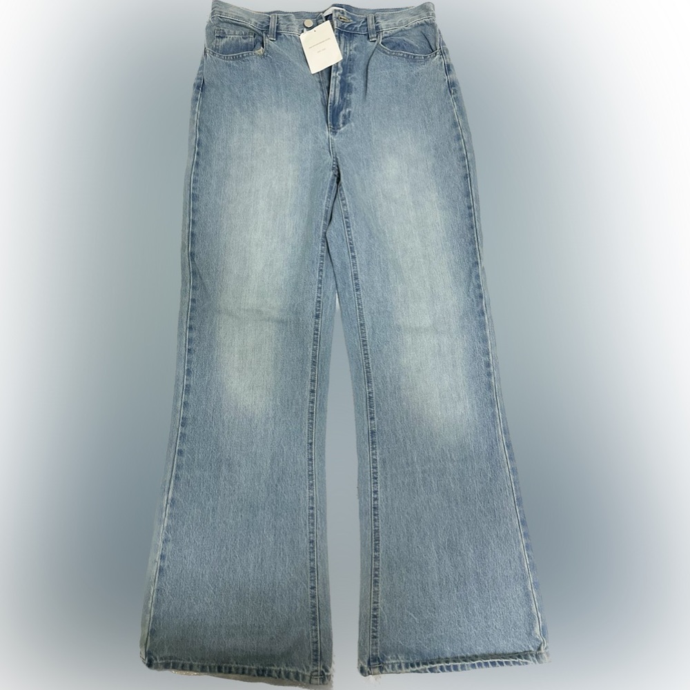 OAK + FORT Denim Mid Light Vintage Wash